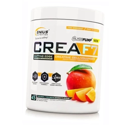 Креатин для максимального роста мышц, Crea F7, Genius Nutrition  405г Манго (31562001)