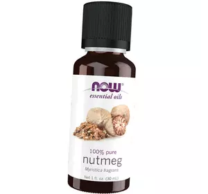 Эфирное масло мускатного ореха, Oils Nutmeg, Now Foods  30мл  (43128048)