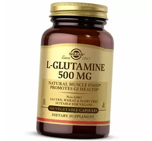 Глютамин, L-Glutamine 500, Solgar  100вегкапс (32313002)