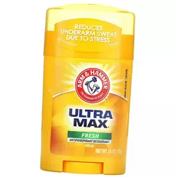 Дезодорант-антиперспирант для мужчин, UltraMax Solid Antiperspirant Deodorant, Arm & Hammer  28г Свежесть (43602003)