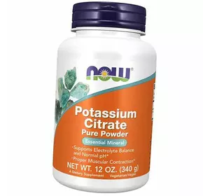Цитрат Калия, Potassium Citrate Powder, Now Foods  340г (36128357)