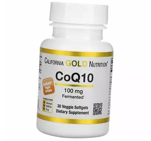 Коэнзим Q10, CoQ10 100, California Gold Nutrition  120вегкапс (70427001)