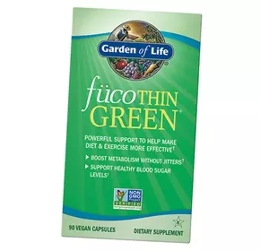 Комплекс для похудения, FucoThin Green, Garden of Life  90вегкапс (02473001)