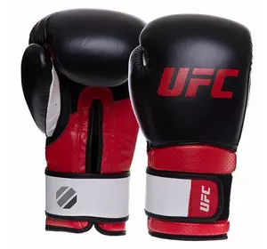 Перчатки боксерские PRO Training UHK-69991 UFC  16oz Красно-черный (37512017)