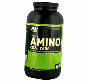 Аминокислоты в таблетках, Amino 2222, Optimum nutrition  320таб (27092005)