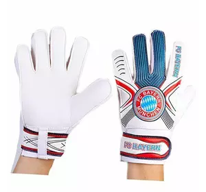 Перчатки вратарские юниорские FB-0029 No branding  7 Голубо-красный Bayern Munchen (57429339)