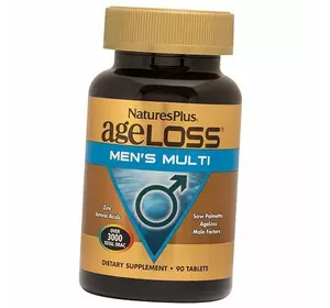 Мультивитамины для мужчин, AgeLoss Mens Multi, Nature's Plus  90таб (36375132)