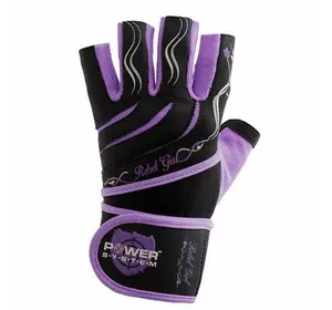 Перчатки для фитнеса и тяжелой атлетики Rebel girl PS-2720 Power System  XS Фиолетовый (07227017)