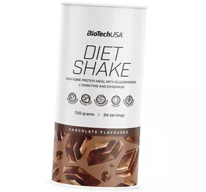 Диетический коктейль с протеином и пищевыми волокнами, Diet Shake, BioTech (USA)  720г Шоколад (29084028)