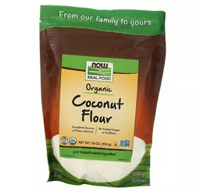 Органическая Кокосовая Мука, Organic Coconut Flour, Now Foods  454г (05128030)