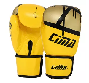 Перчатки боксерские BO-8964 Cima  12oz Желтый (37437003)