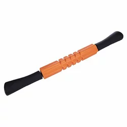 Массажер-палка роликовый Massager Bar FI-1735 FDSO    Черно-оранжевый (33508074)