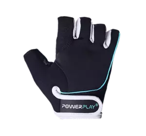 Перчатки для фитнеса женские 1750 Power Play  S Черно-голубой (07228088)