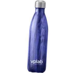 Бутылка металлическая, Metal water bottle, VP laboratory  500мл Синий Дерево (09099007)
