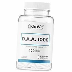 Д-Аспарагиновая кислота в капсулах, D.A.A 1000, Ostrovit  120капс (08250009)