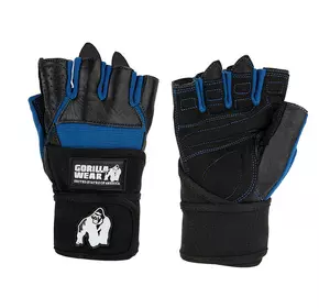 Перчатки Dallas Wrist Wrap Gorilla Wear  L Черно-синий (07369002)