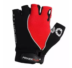 Велосипедные перчатки 5019 Power Play  M Красный (07228055)