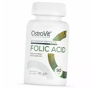 Фолиевая кислота, Folic Acid, Ostrovit  90таб (36250019)