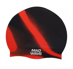 Шапочка для плавания Multi M053001 Mad Wave   Красный (60444190)