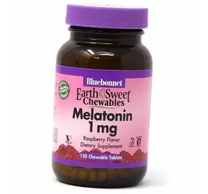 Мелатонин, Melatonin 1, Bluebonnet Nutrition  120таб Малина (72393003)