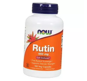 Рутин, Витамин Р, Rutin 450, Now Foods  100вегкапс (70128019)