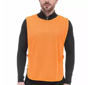 Манишка для футбола мужская с резинкой (сетка) CO-1676 FDSO   Оранжевый (57508272)