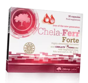 Комплекс для здоровья крови, Chela-Ferr Forte, Olimp Nutrition  30капс (36283113)