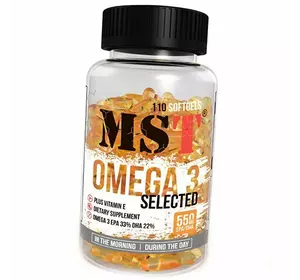 Омега 3 с витамином E, Omega-3, MST  110гелкапс (67288002)