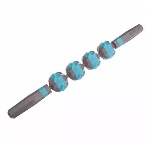 Массажер-палка роликовый Massager Bar FI-2449 FDSO    Серо-голубой (33508070)