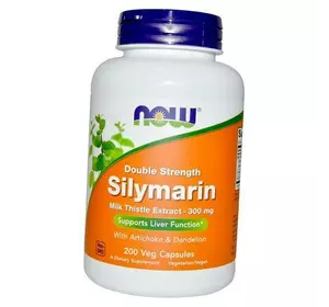 Экстракт молочного чертополоха, Silymarin Milk Thistle Extract 300, Now Foods  200вегкапс (71128100)