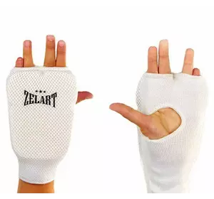 Накладки (перчатки) для каратэ ZB-6128 Zelart  M Белый (37363010)