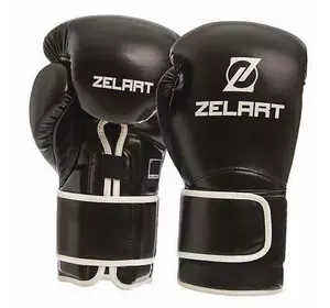 Перчатки боксерские BO-1391 Zelart  10oz Черный (37363057)