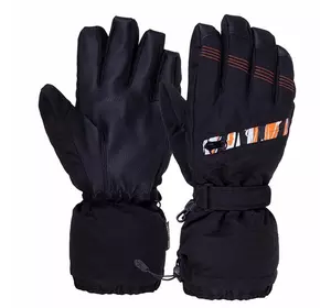 Перчатки горнолыжные теплые мужские A-999 FDSO  L/XL Черно-оранжевый (07508107)