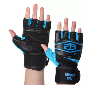 Перчатки для тяжелой атлетики Tapout SB168521 Maraton  S/M Черно-синий (07446050)