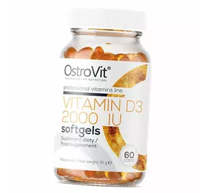 Витамин Д3, Vitamin D3 2000, Ostrovit  60гелкапс (36250002)
