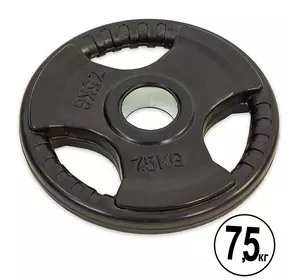 Блины (диски) обрезиненные TA-8122 FDSO  7,5кг  Черный (58508106)