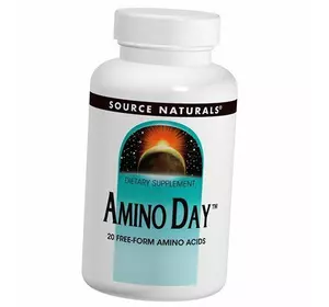 Аминокислоты в свободной форме, Amino Day, Source Naturals  120таб (27355019)
