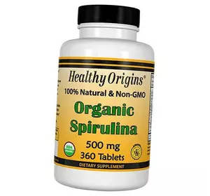 Органическая Спирулина, Organic Spirulina 500, Healthy Origins  360таб (71354003)