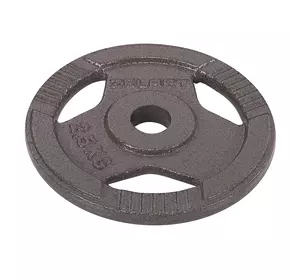Блины (диски) стальные с хватом TA-7790 Zelart  2,5кг  Черный (58363159)
