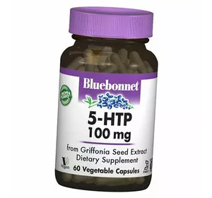 Гидрокситриптофан, 5-HTP 100, Bluebonnet Nutrition  60вегкапс (72393006)