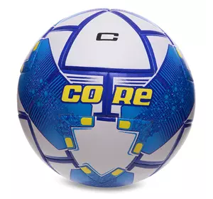 Мяч футбольный Hybrid Shiny Fighter FB-3136 Core  №5 Бело-темно-синий (57568007)