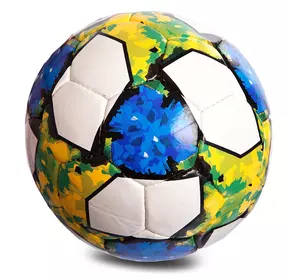 Мяч футбольный FB-0712 Matsa  №5 Бело-сине-зеленый (57240019)