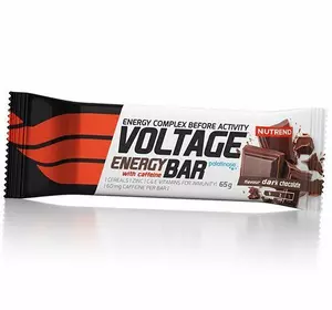 Энергетический Батончик, Voltage Energy Bar, Nutrend  65г Черный шоколад (14119009)