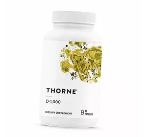 Витамин Д3, Vitamin D-1000, Thorne Research  90капс (36357056)