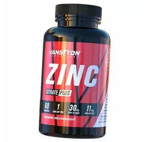Цинк, Zinc Citrate Plus, Ванситон  60капс (36173009)