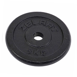 Блины (диски) стальные TA-7785 Zelart  5кг  Черный (58363170)