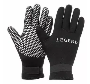 Перчатки для дайвинга PL-6104 Legend  M Черно-белый (60430037)