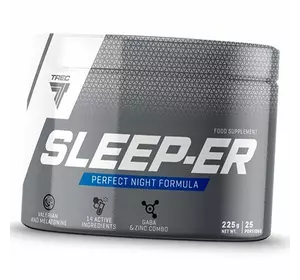 Ночная формула для улучшения сна, Sleep-ER, Trec Nutrition  225г Лимон (72101003)