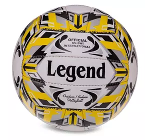 Мяч волейбольный VB-3125 Legend  №5 Бело-желто-черный (57430033)
