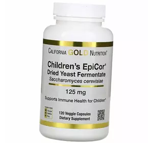 Детский Эпикор, Children's Epicor 125, California Gold Nutrition  120вегкапс (72427005)